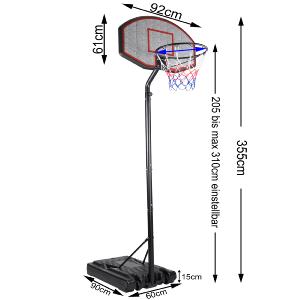 PANIER de basket sur roues, hauteur réglable, haute qualité