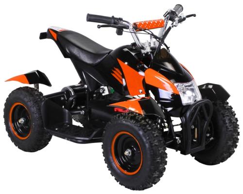 QUAD ELECTRIQUE ENFANT, 800 Watts, noir et orange