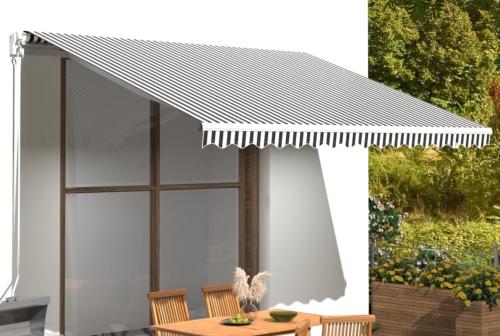 STORE BANNE 350 x 250 cm , motorisé, toile 8 coloris