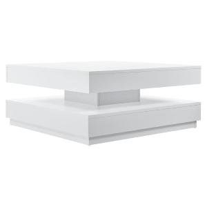 TABLE basse pivotante, modèle ATON, blanche