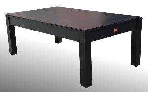 Table BILLARD/ping-pong, noir, avec plateau salle à manger, 215 cm