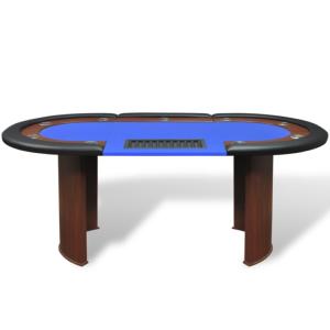 Table de poker professionnelle 10 joueurs – 210 cm – Grand standing