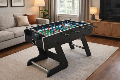 BABY FOOT pliable, barres télescopiques, noir, modèle ALANO