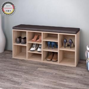 BANC avec espaces de rangement pour chaussures, 2 coloris