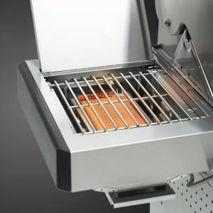 Barbecue à Gaz Inox KANSAS 6 Brûleurs 21 kW avec Brûleur Infrarouge, Brûleur Latéral et Housse