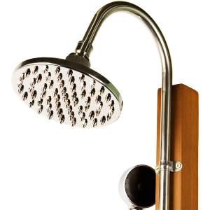 DOUCHE de jardin, en bois exotique dur de shorea