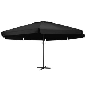 PARASOL aluminium, XXL 600 cm de diamètre, 8 coloris