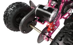 QUAD ELECTRIQUE ENFANT, 1000 Watts, rose et noir