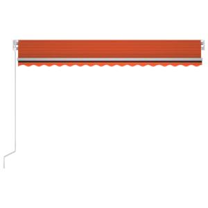 STORE BANNE 400 x 350 cm, électrique, détecteur de vent, LED