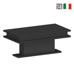 TABLE basse bois noir, 100 cm, modèle ATIAS