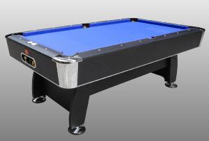 BILLARD type PRO 7Ft, Bois noir, tapis bleu
