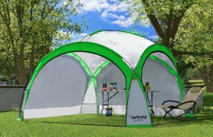 TONNELLE ,  dôme diamètre 460 cm, éclairage led solaire, vert
