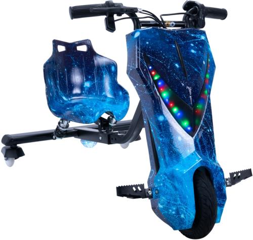 TROTTINETTE DRIFT électrique, 5 coloris, 250 W, LEDS, pour enfant