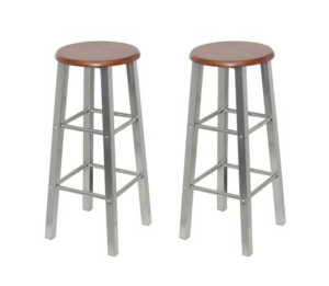 Tabourets de bar, lot de 2