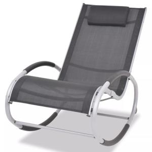 Rocking Chair de luxe en ALUMINIUM