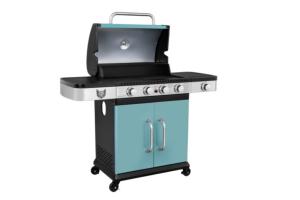 BARBECUE INOX à gaz, qualité PRESTIGE, design 4 coloris