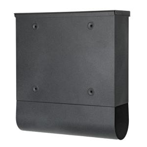 BOITE aux LETTRES murale +  tube journal, gris anthracite.