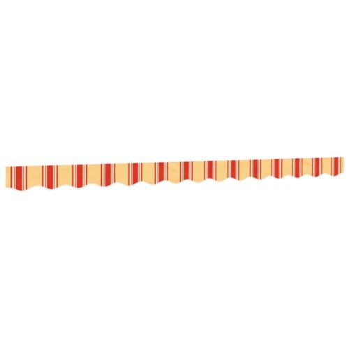 Lambrequin pour store banne 400 cm, orange/rouge