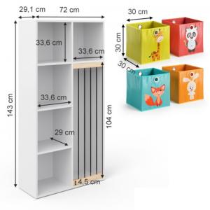 MEUBLE de rangement spécial peluches, pour enfants, MERLIN