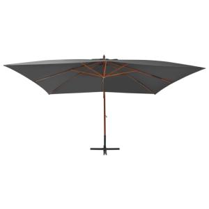 PARASOL géant 4.00 M x 3.00 M, anthracite
