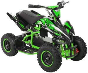 QUAD ELECTRIQUE ENFANT, 1000 Watts, vert et noir