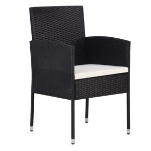 SALON de jardin luxe rond, résine tressée, 6 places