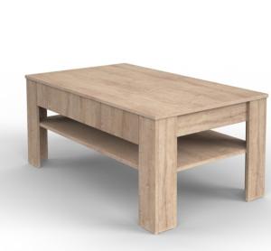 TABLE basse design, aspect chêne, modèle Kiel