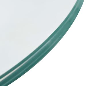 TABLE basse  en verre trempé et fibre de verre, gris brillant