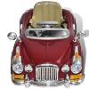 Voiture ELECTRIQUE pour ENFANTS, style retro, rouge ou beige