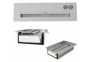 CHEMINEE éthanol murale ARCANGE, 110 cm, inox.