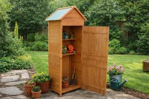 ABRI de rangement de jardin, en bois massif