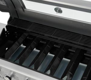 BARBECUE gaz XXL luxe, fabriqué en INOX, 7 brûleurs