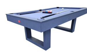 Table BILLARD/ping-pong, XXL 230 cm, gris, avec plateau salle à manger.