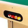 BILLARD PRO 6 Ft, Bois clair érable, tapis vert