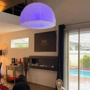 Cheminée bio-éthanol murale FIREPLUS – 162 cm – 2 brûleurs – Design premium