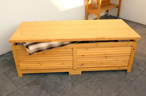 COFFRE DE RANGEMENT en bois massif, 140 ou 170 cm