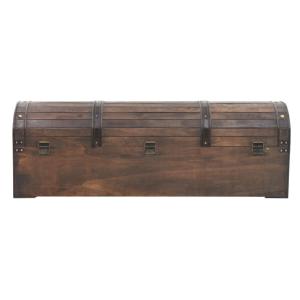 COFFRE en bois massif, 120 cm, style vintage