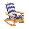 Fauteuil à bascule ALABAMA, type rocking Chair en bois 