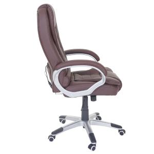 FAUTEUIL BUREAU MASSANT, cuir, 6 points de massage, 3 coloris