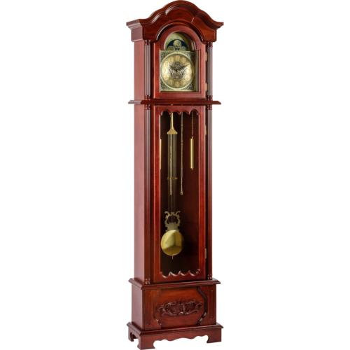 HORLOGE 200 cm, style ancien acajou.