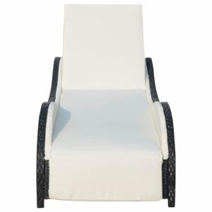 TRANSAT bain de soleil, 1 personne, résine tressée, marron
