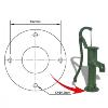 POMPE à eau manuelle de jardin en fonte avec socle