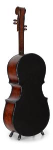 Porte-bouteilles violoncelle 10 bouteilles – Aspect ronce de bois, hauteur 135 cm
