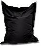 POUF GEANT 200x145 cm, noir, avec remplissage