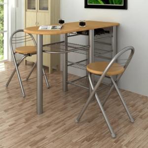 TABLE DE BAR avec 2 CHAISES