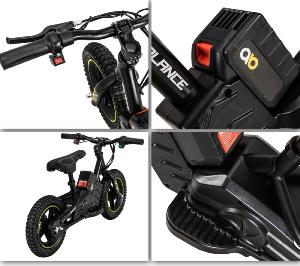DRAISIENNE ELECTRIQUE enfant, 250 watts, roues 16, rouge