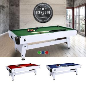 BILLARD type PRO, 8Ft, bois blanc, 3 coloris de tapis