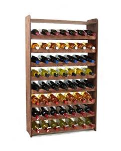 CASIER à vin, 56 bouteilles, marron
