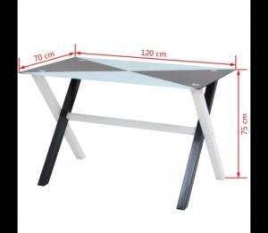 Ensemble table et 4 chaises noir, pour cuisine