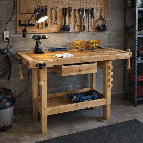 ETABLI DE MENUISIER en BOIS 150 cm, charge: 200 kg